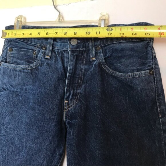 Levi’s 511 Red Tab Jeans Straight Leg Dark Wash Denim Zipper Fly Pockets 31 32L - Picture 11 of 14